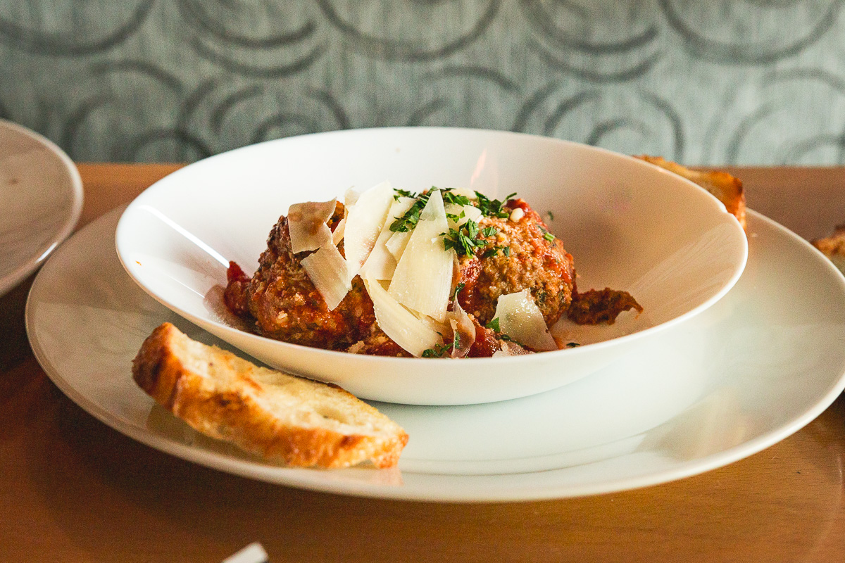 Happy Hour Meatballs at Charred Pie