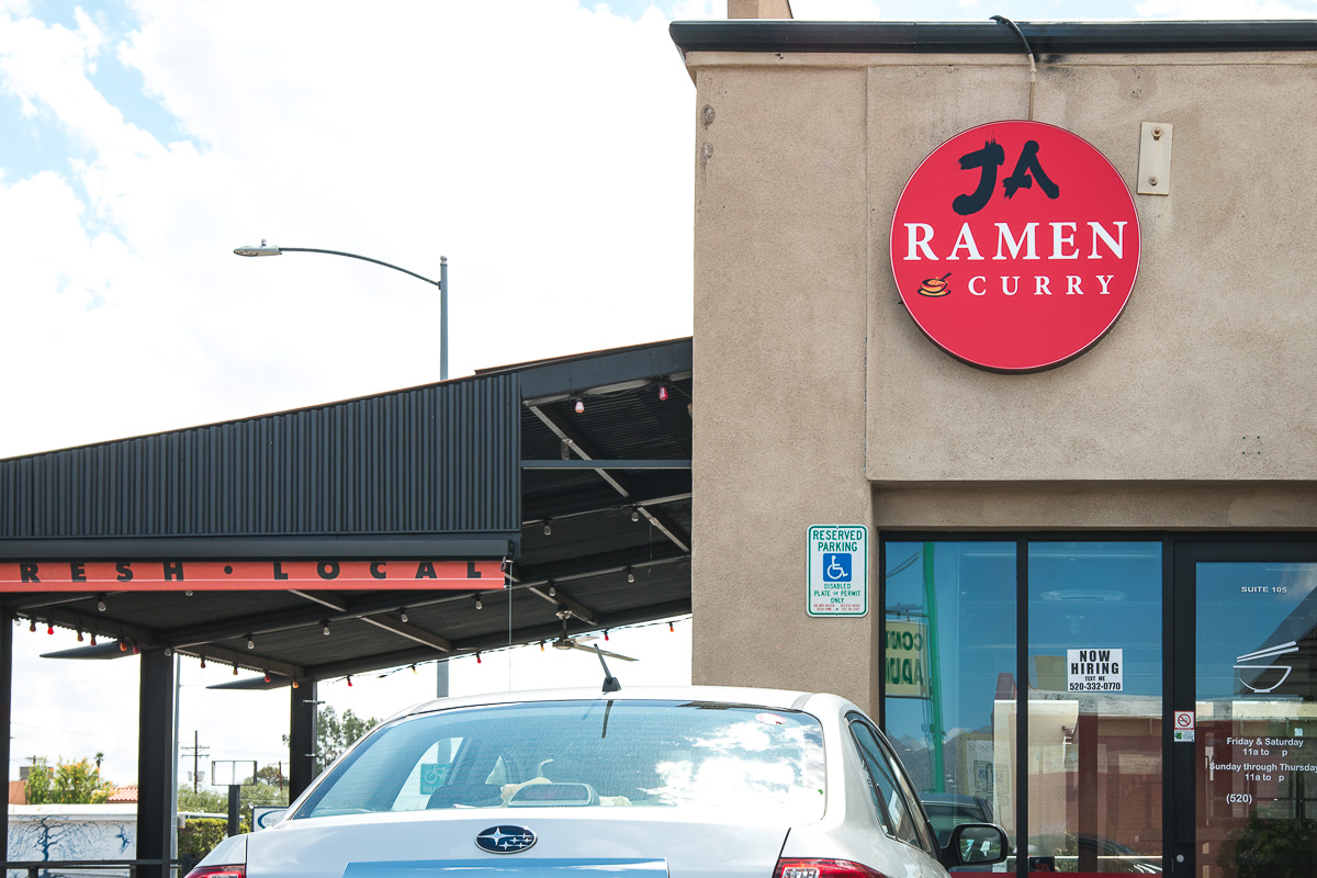 Facade at Ja Ramen