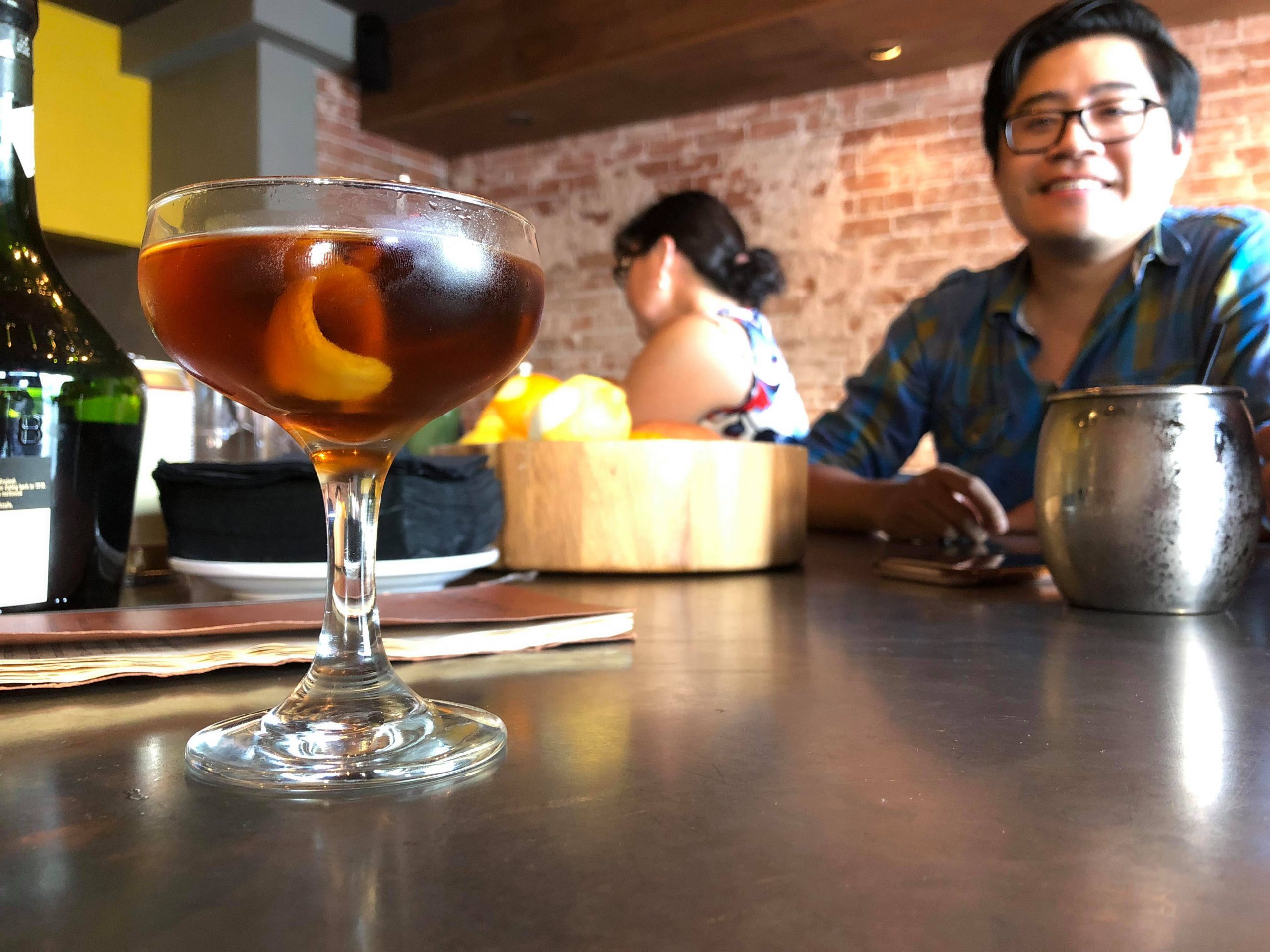 Jackie Tran at 47 Scott's happy hour (Credit: Melissa Stihl)