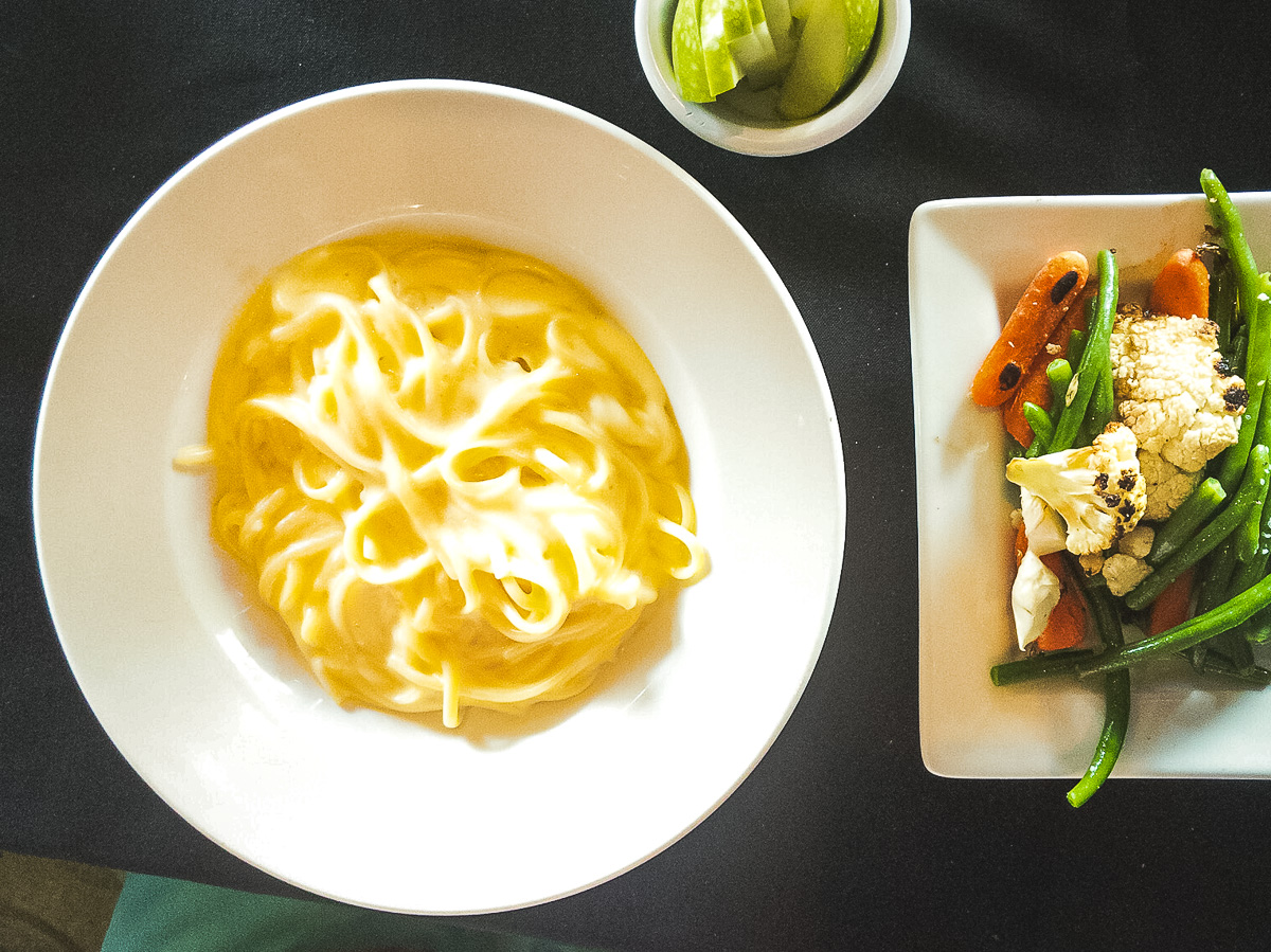 Kids Meal Pasta at Pastiche Modern Eatery (Credit: Adilene Ibarra)