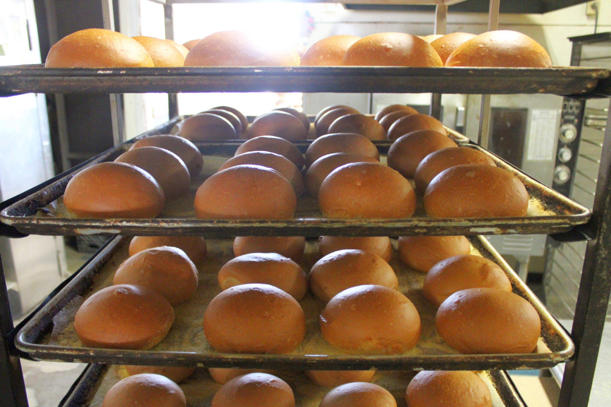 Freshly baked bread at La Baguette Parisienne (Photo by Mark Whittaker)