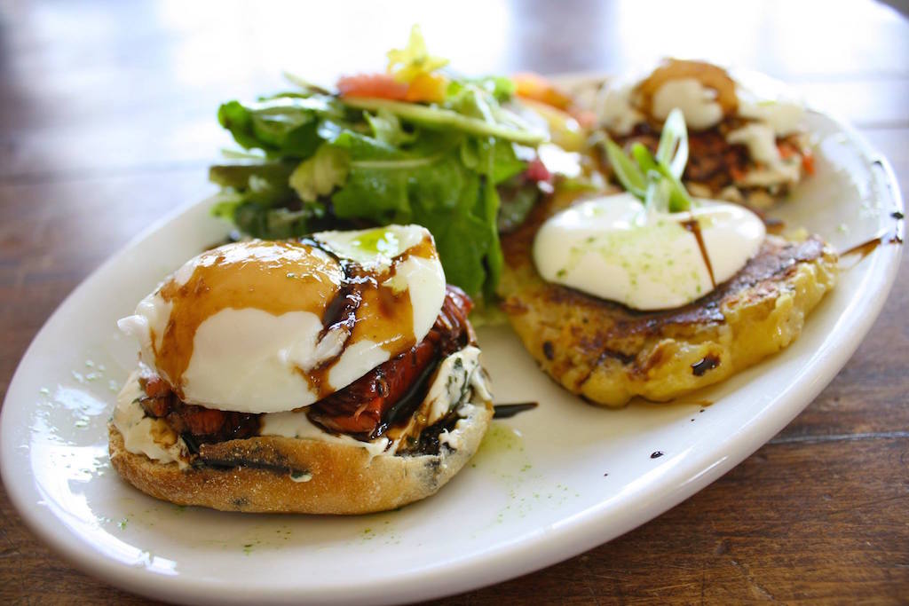 Smoked Salmon Benedict (Credit: 5 Points Market & Restaurant)
