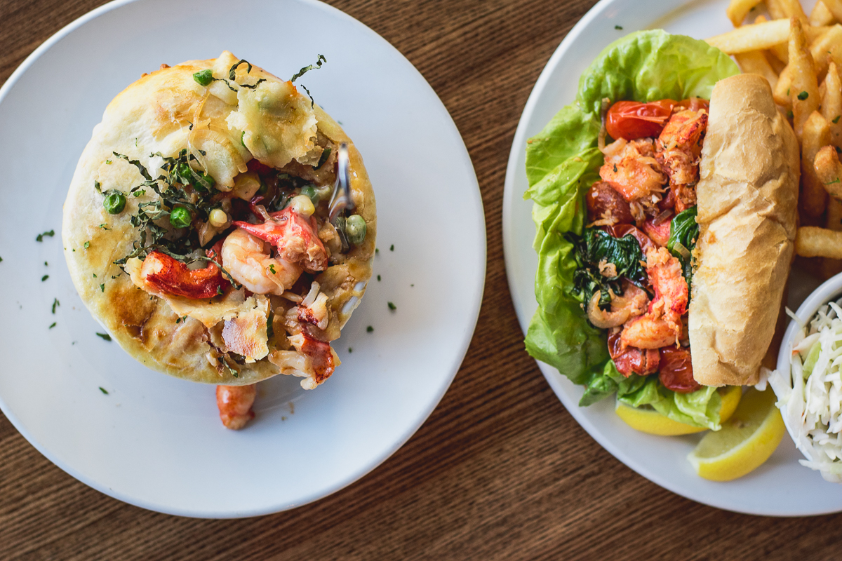 Lobster Pot Pie at HUB Restaurant & Ice Creamery (Credit: Jackie Tran)