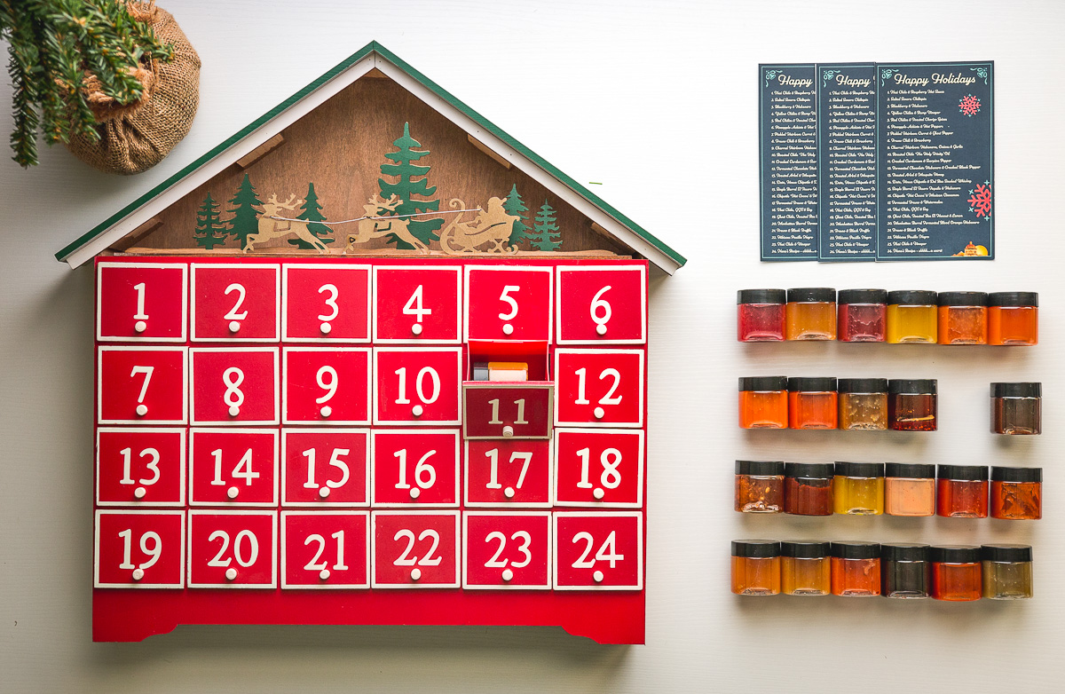 Hot sauce advent calendar from Casino Del Sol