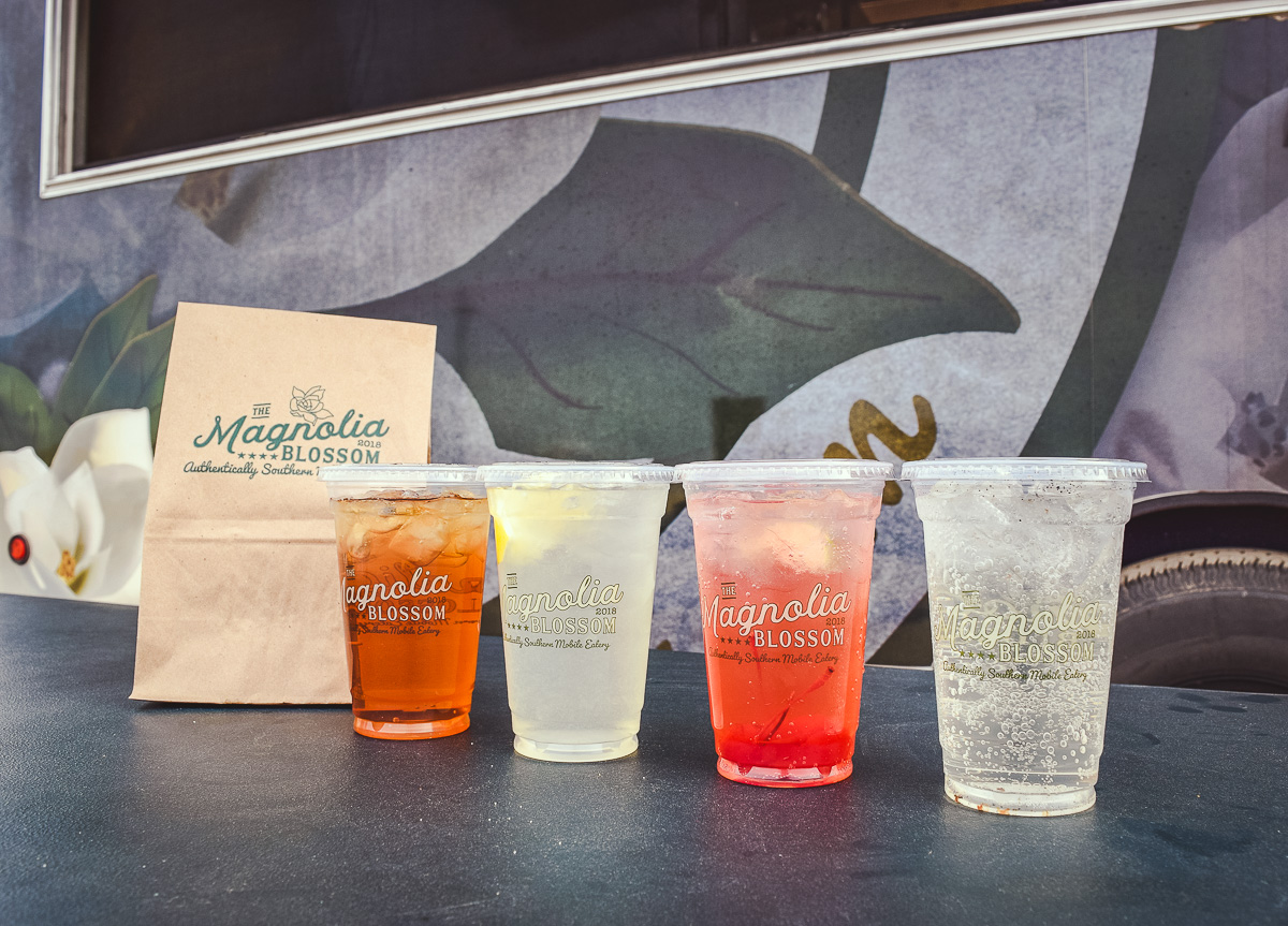 Sweet tea at Magnolia Blossom Authentically Southern Mobile Eatery