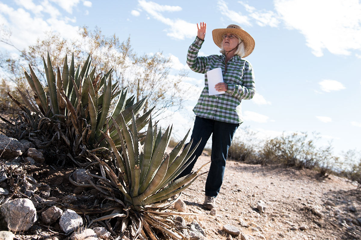 Dr. Suzanne Fish on the Marana Gastronomy Tour (Photo by Adam Lehrman)
