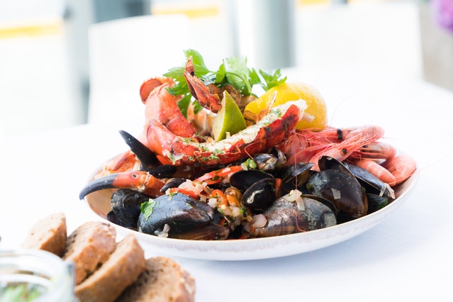 Seafood dish (Photo credit: Terje Sollie on Pexels)