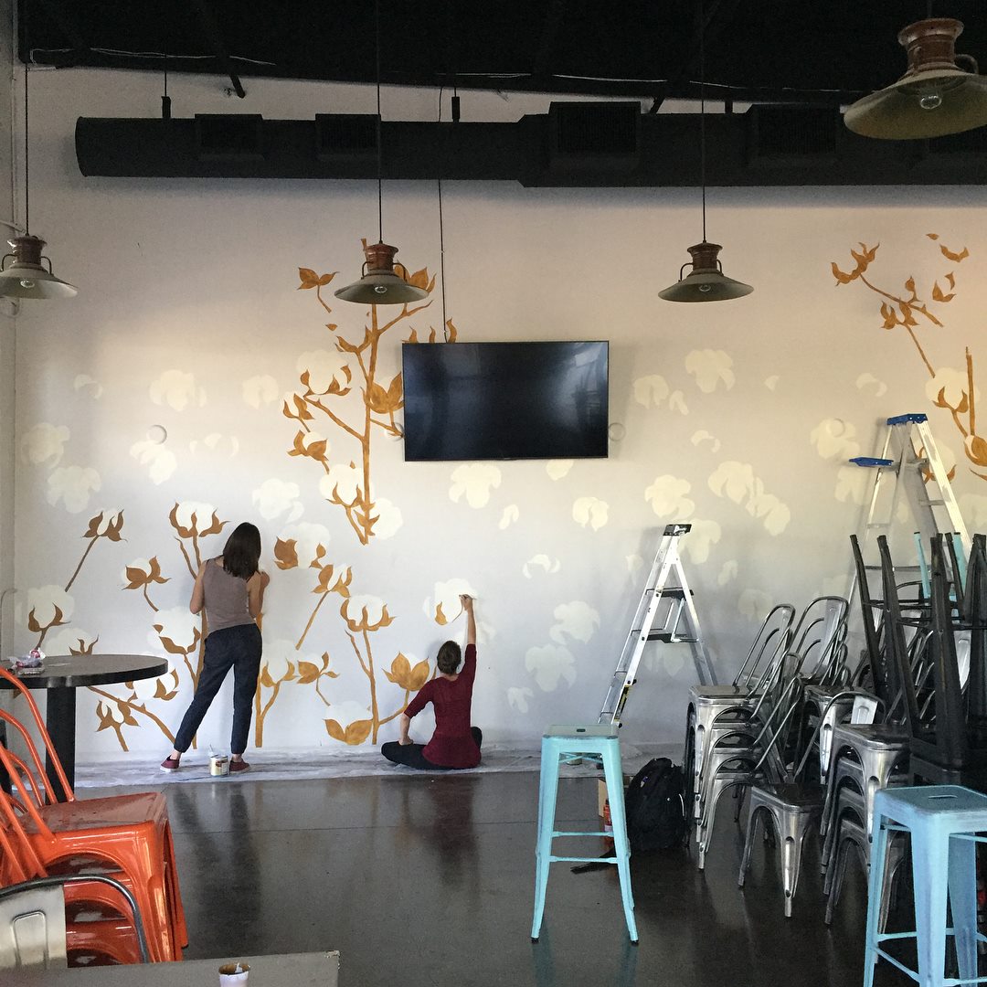 Cotton wall at Casa Marana by Modern Aquarian