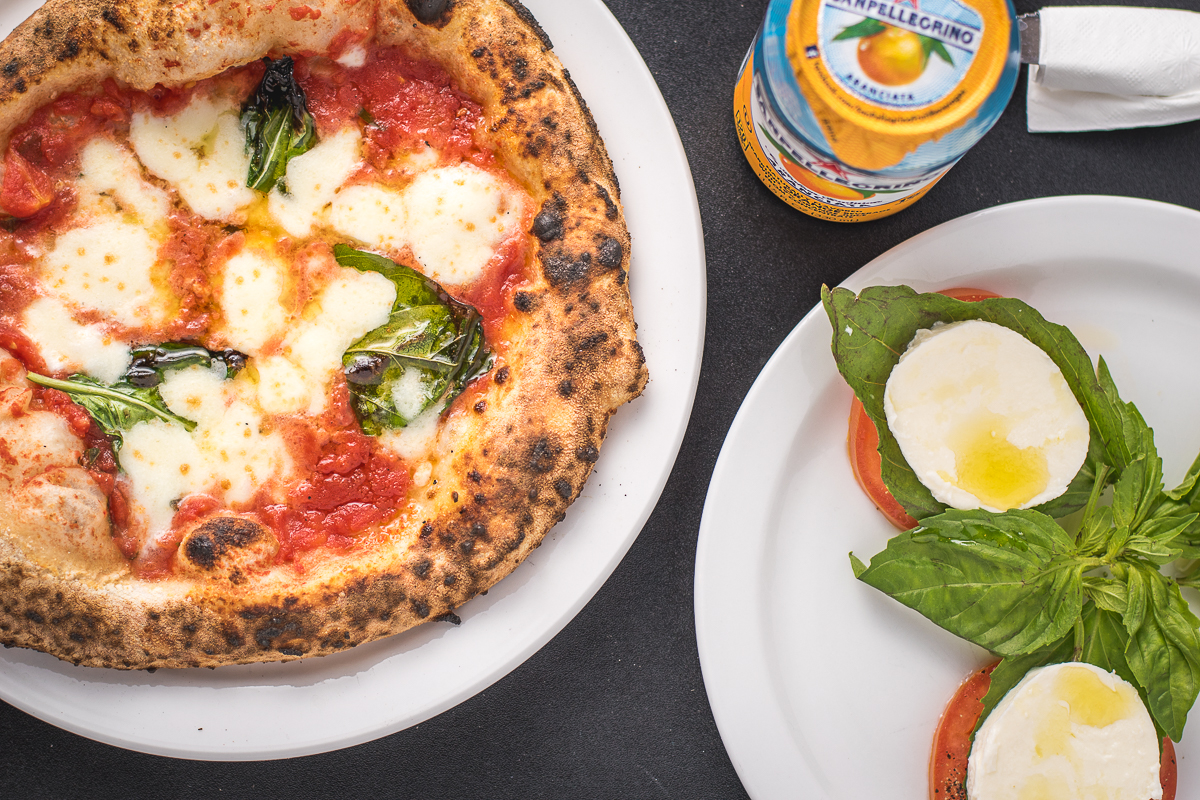 Lunch combo at Fiamme Pizza (Credit: Jackie Tran)