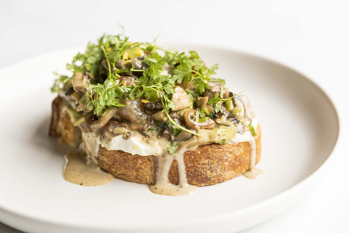 Sonoran Mushroom Toast at Maynards Market & Kitchen (Photo courtesy of Maynards Market & Kitchen)