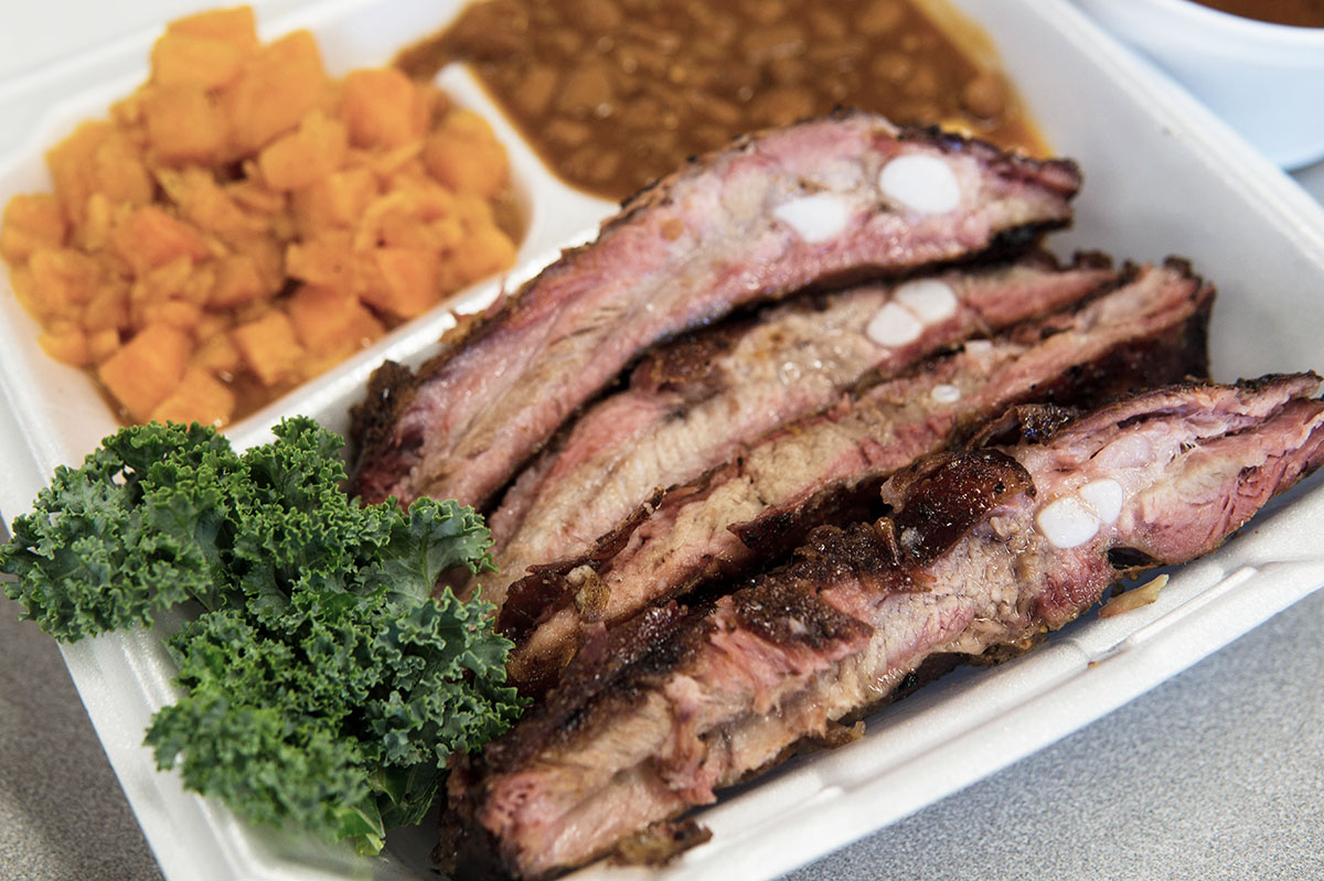 Ribs at Mr. K's Original BBQ