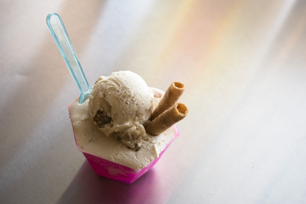 Drunken monkey gelato from Tazzina di Gelato
