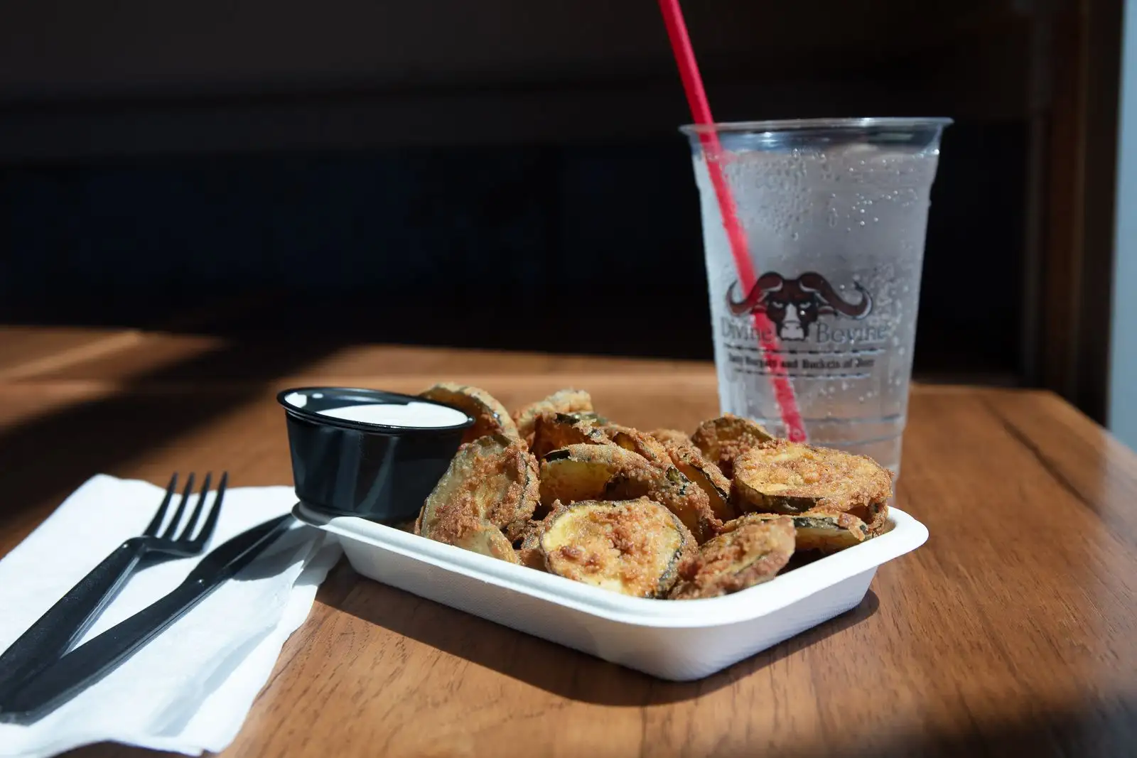 Fried Pickles at Divine Bovine (Photo courtesy of Divine Bovine)