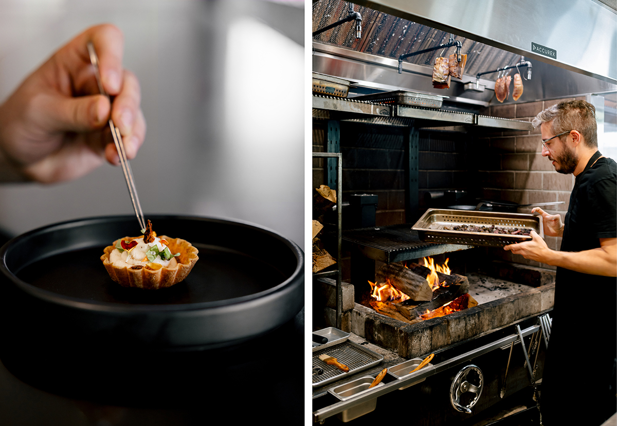 Chef Tyler Fenton in the Kitchen at BATA