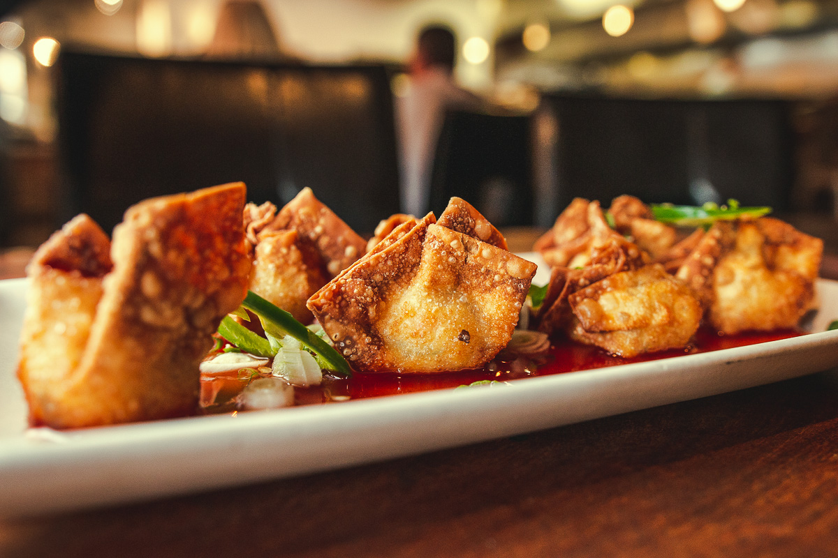 Pineapple Crab Rangoons at Nook