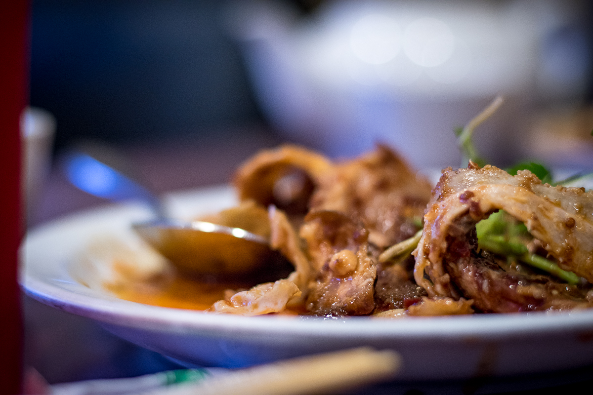 Sliced beef and tripe in chili oil, also known as fuqi feipian, at Jun Dynasty (Credit: Jackie Tran)