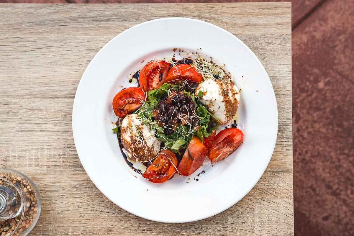 Caprese Salad at Charred Pie