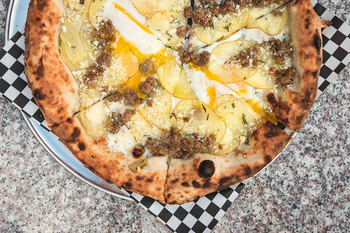 Couch Potato Pizza at Charred Pie