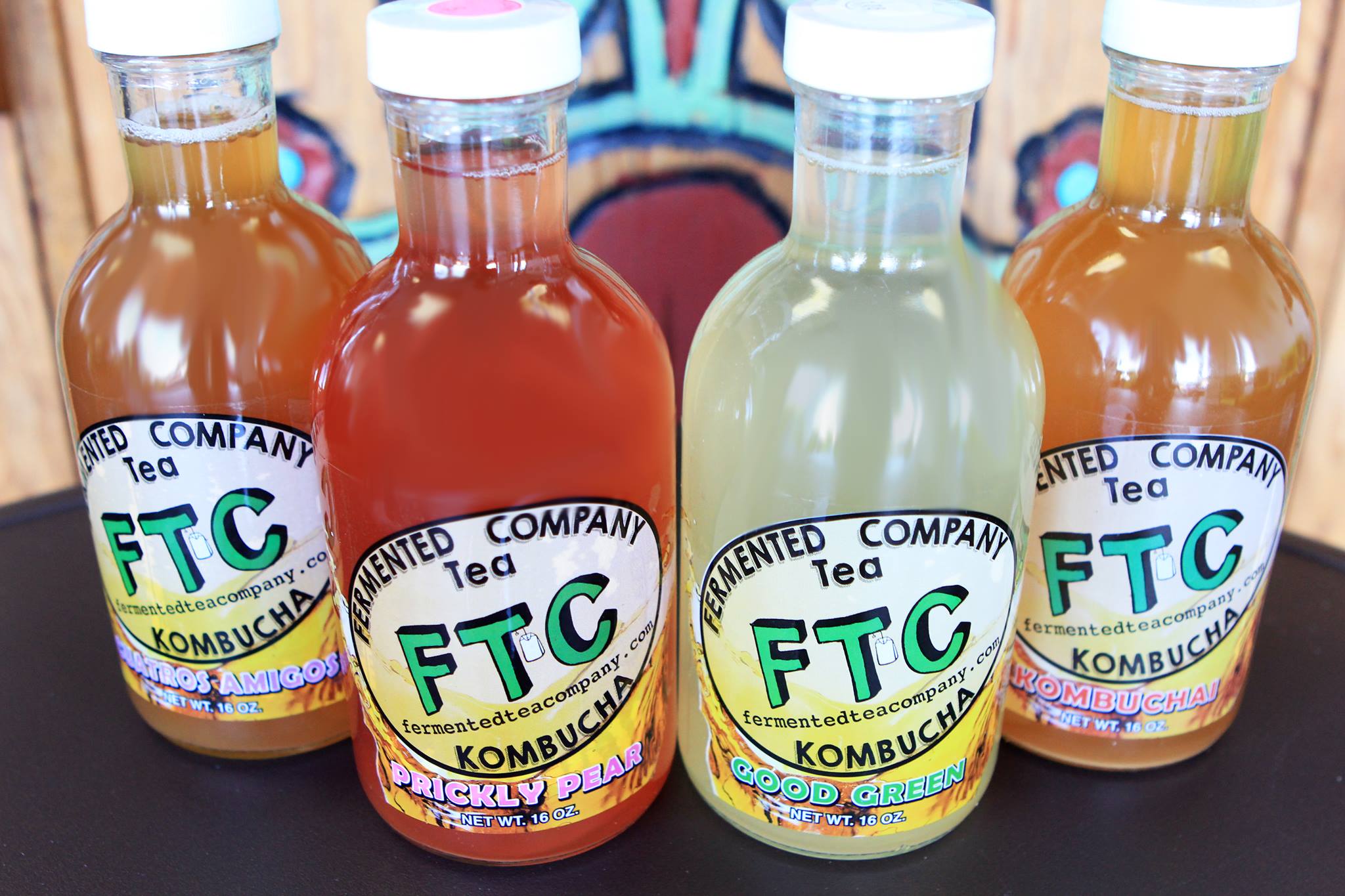 Bottles of kombucha from Fermented Tea Company (Credit: Fermented Tea Company on Facebook)