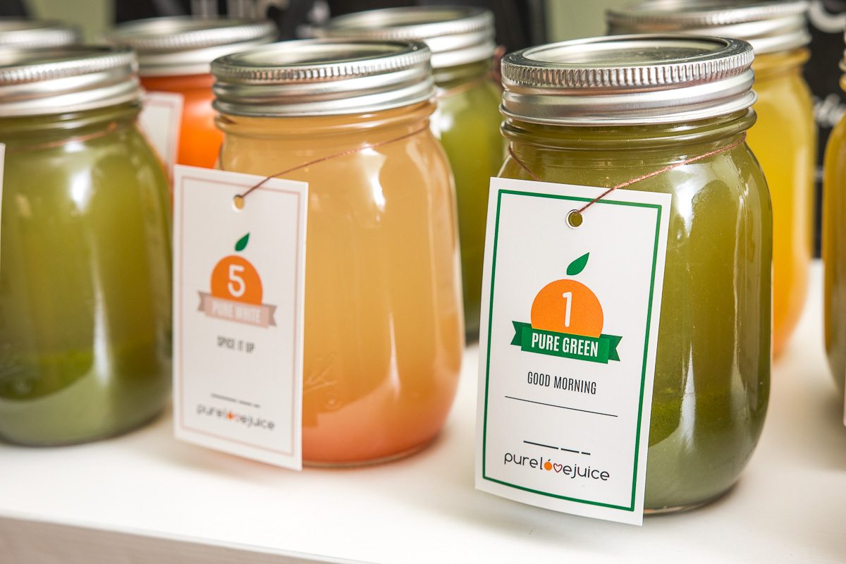 Pure Love Juice Cleanse options