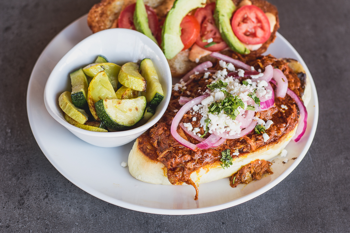 Torta de Cochinita Pibil at Seis Kitchen at Joesler Village (Credit: Jackie Tran)