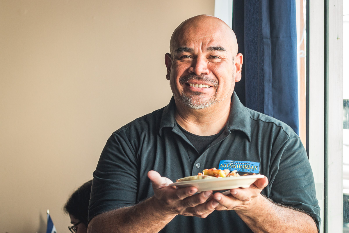 Owner Luis Gonzalez at Selena's Salvadorian Restaurant