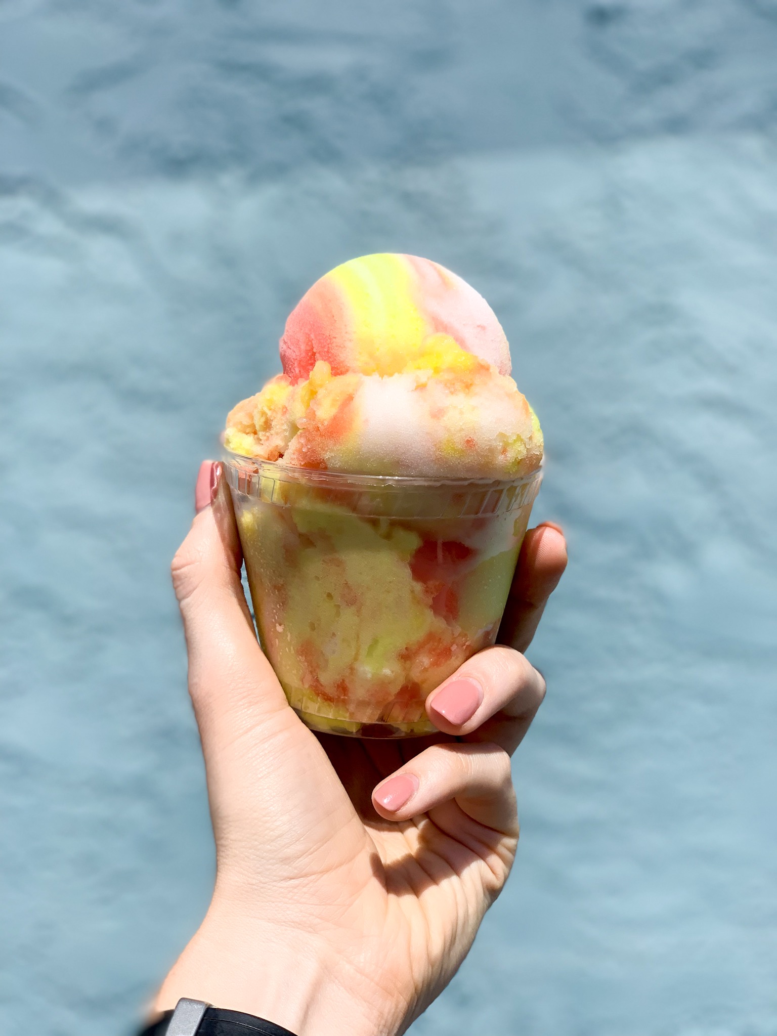 Italian Ice at Mustache Mike’s