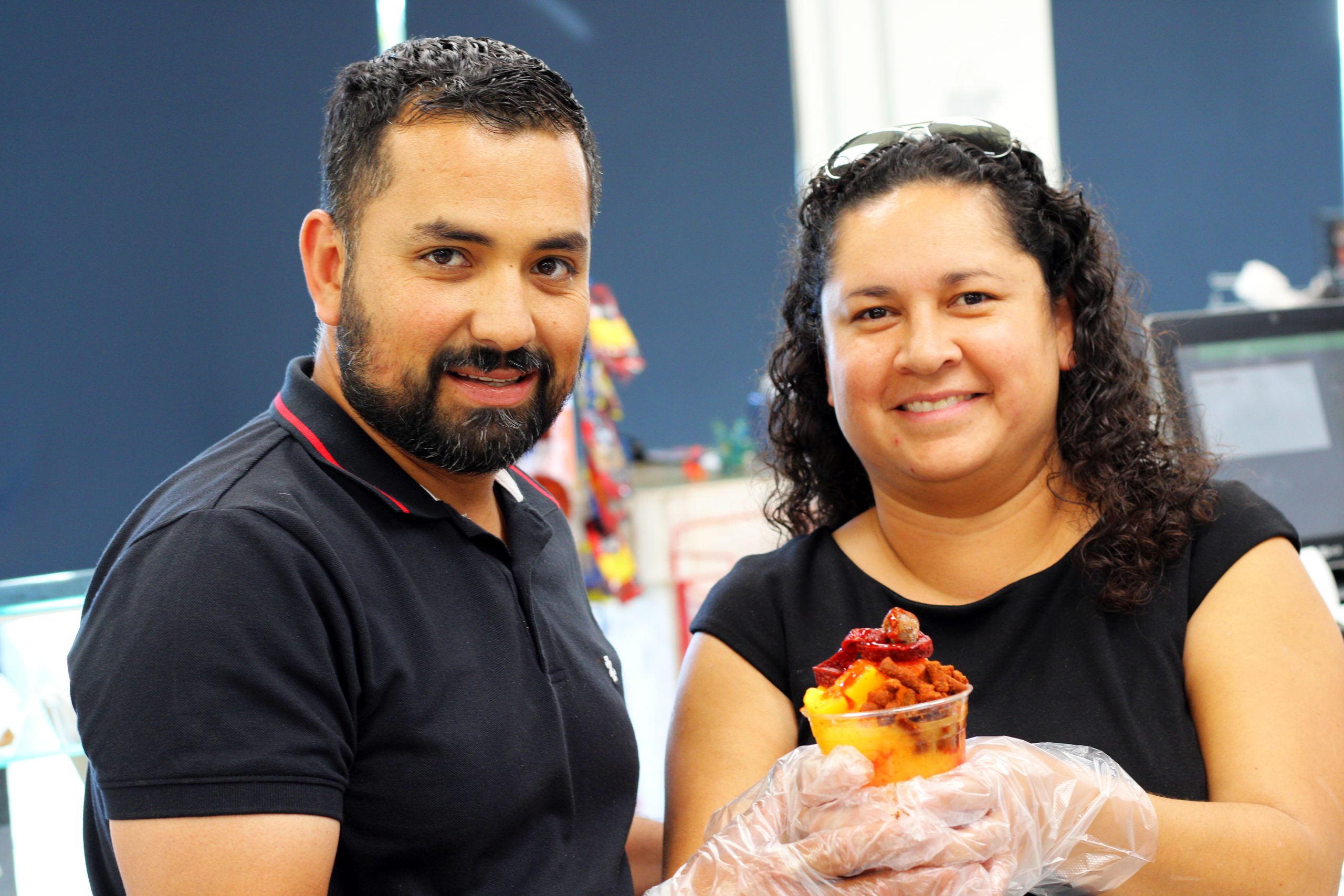 Aaron and Francisca Serrano of Sito's Fresh Market (Photo by Mark Whittaker)