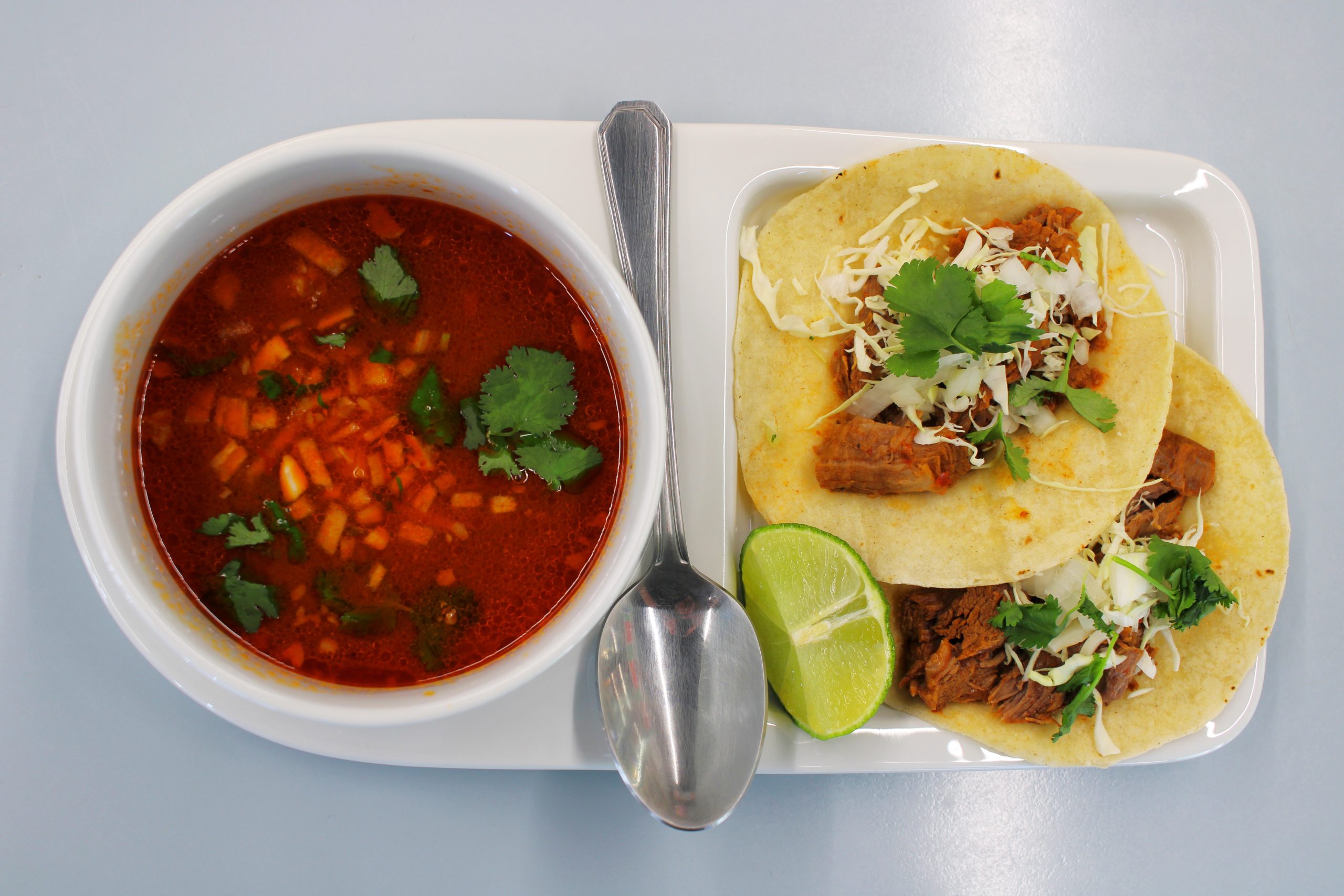 Menudo and tacos at Sito's Fresh Market (Photo by Mark Whittaker)