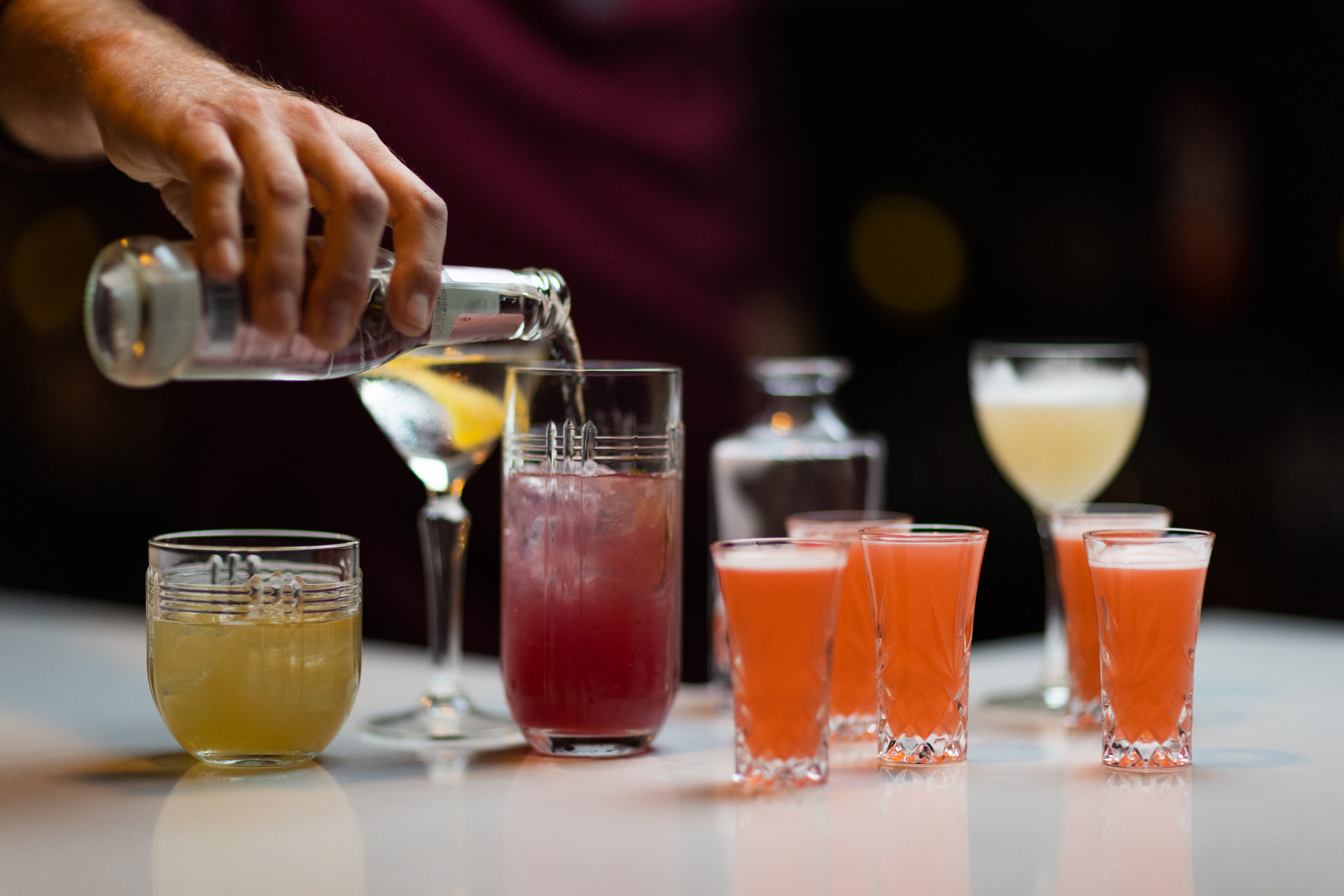 Assorted cocktails at Snake & Barrel (Photo by Taylor Noel Photography)