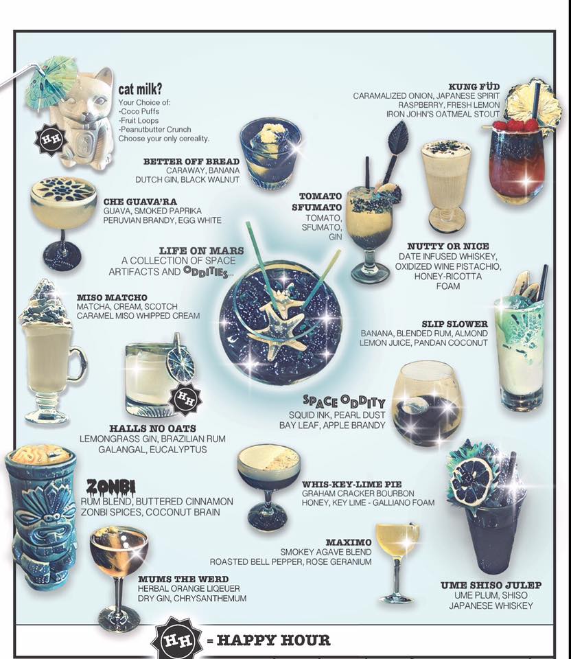 Fall 2016 cocktail menu at OBON Sushi Bar Ramen (Credit: OBON Sushi Bar Ramen)