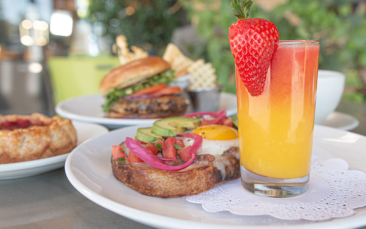 Various menu items at LE Buzz Caffe