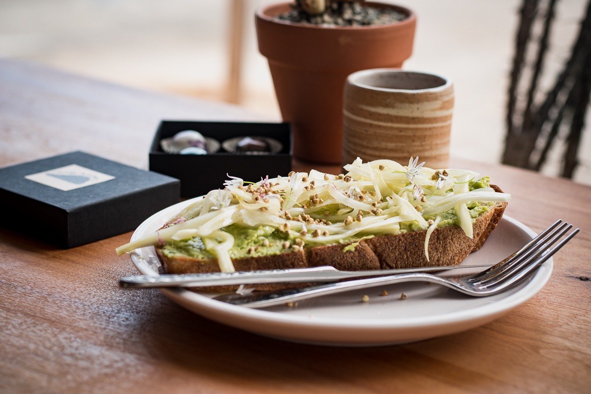 Smoked Avocado Toast at Monsoon Chocolate (Credit: Jackie Tran)