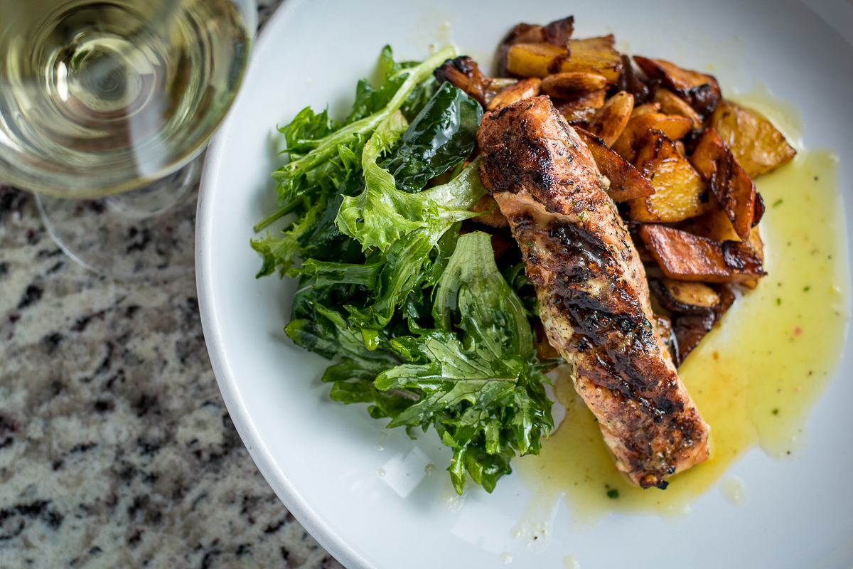 Salmon at Cafe a la C'Art (Credit: Jackie Tran)