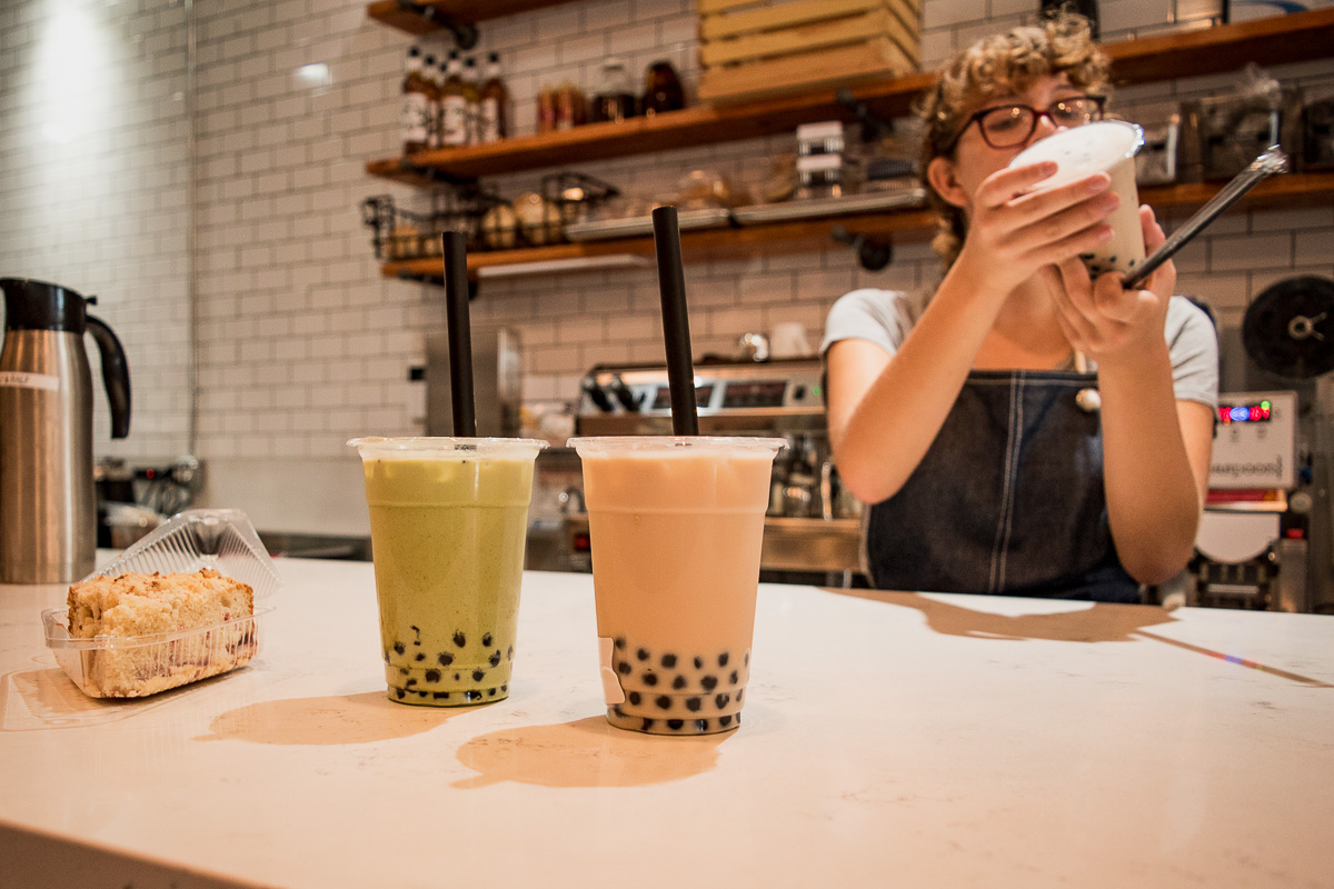 Boba tea at Teaspoon Cafe (Credit: Jackie Tran)