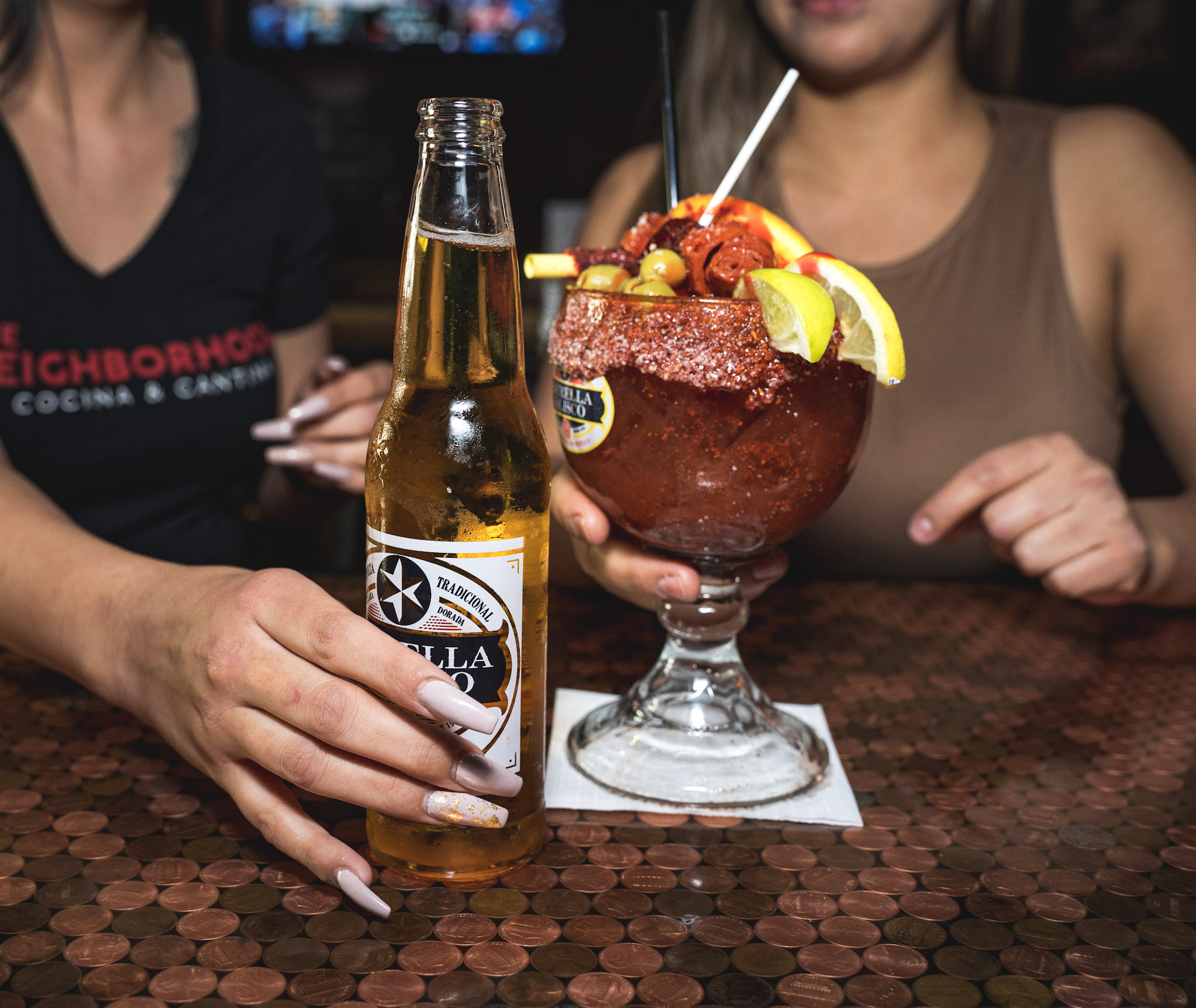 Beer and Michelada at The Neighborhood