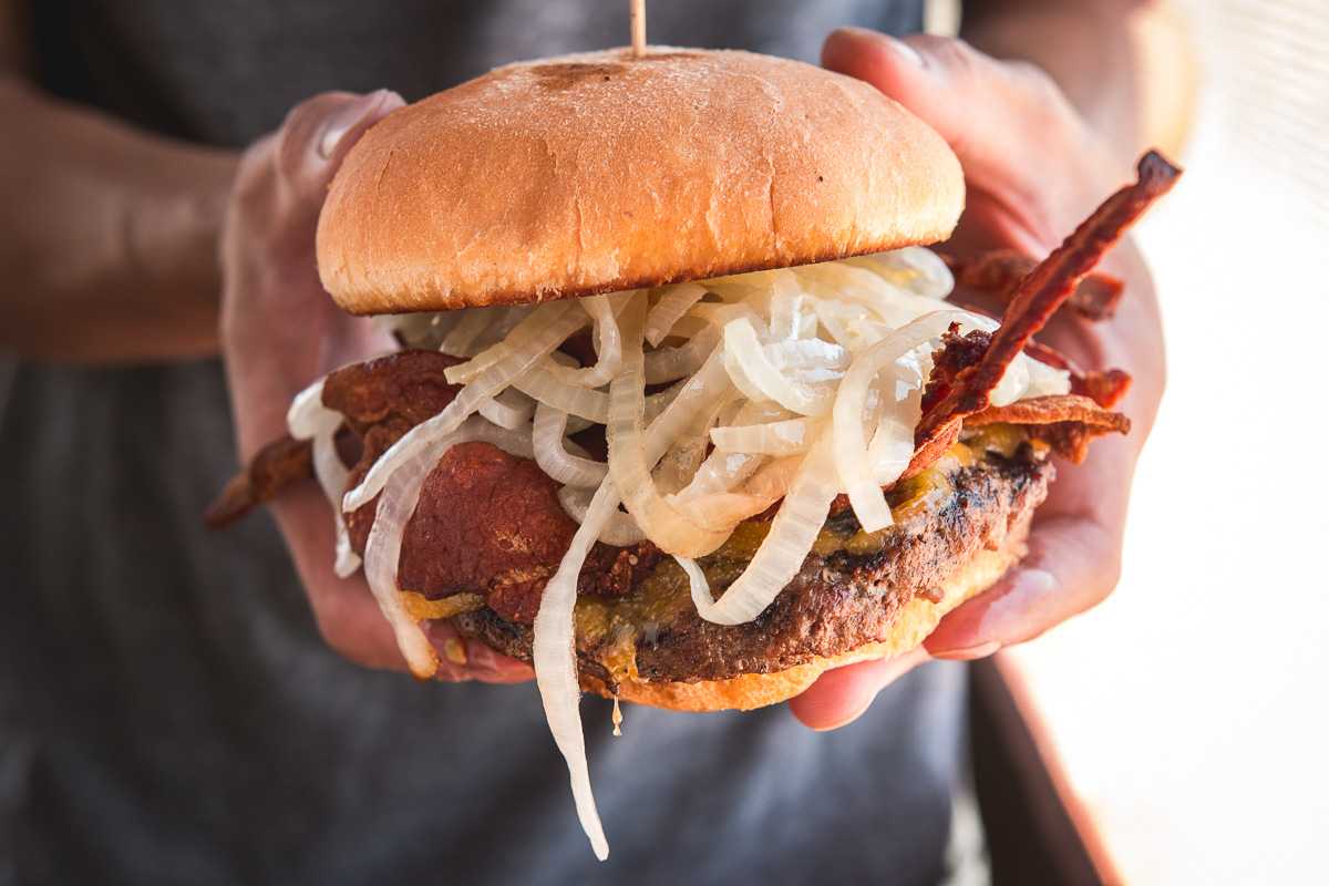 BOC Burger at Tiny's Saloon & Steakhouse