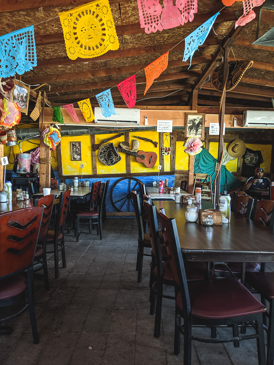 Interior at Carnitas Los Equipales