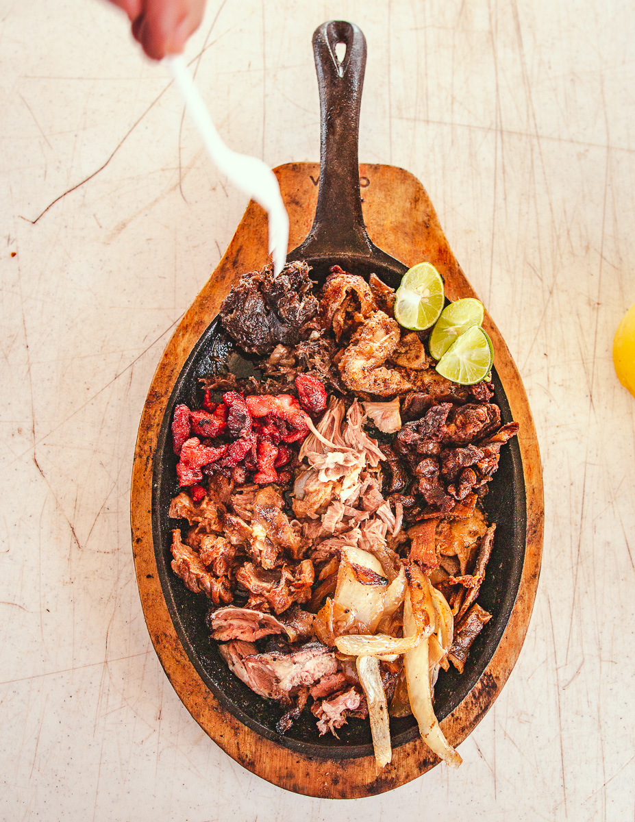 Parrillada from El Taco Rustico at the Tohono O'odham Swap Meet
