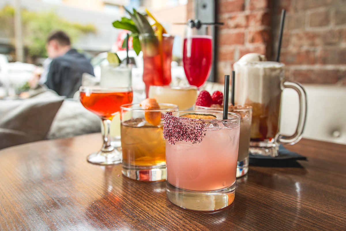 Cocktails at HUB Eatery & Ice Creamery (Credit: Jackie Tran)