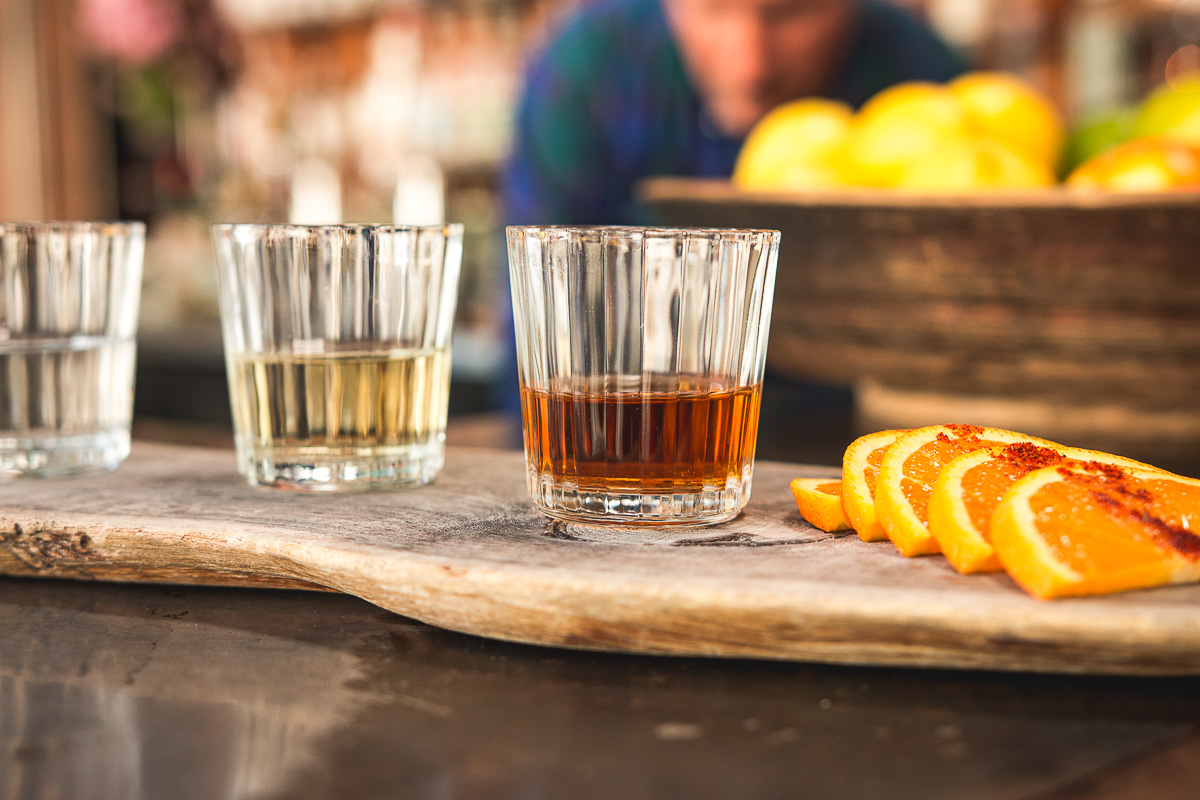 Mezcal flight at Penca (Credit: Jackie Tran)