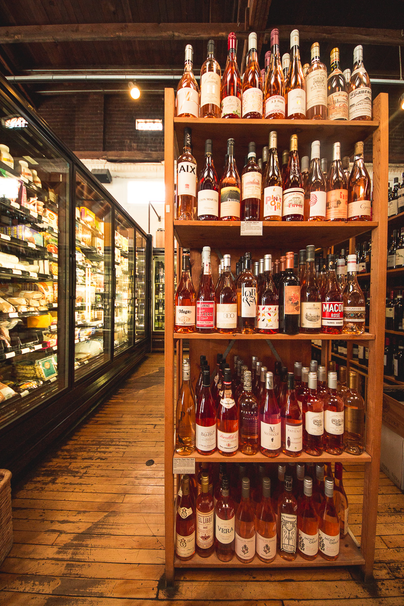 Rosé selection inside Time Market (Credit: Jackie Tran)