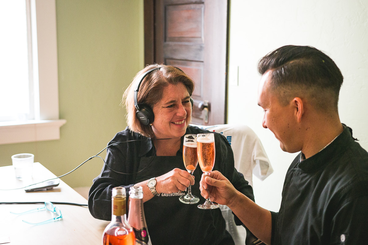 Jennifer English and Eric Harding for Around the Table (Credit: Jackie Tran)