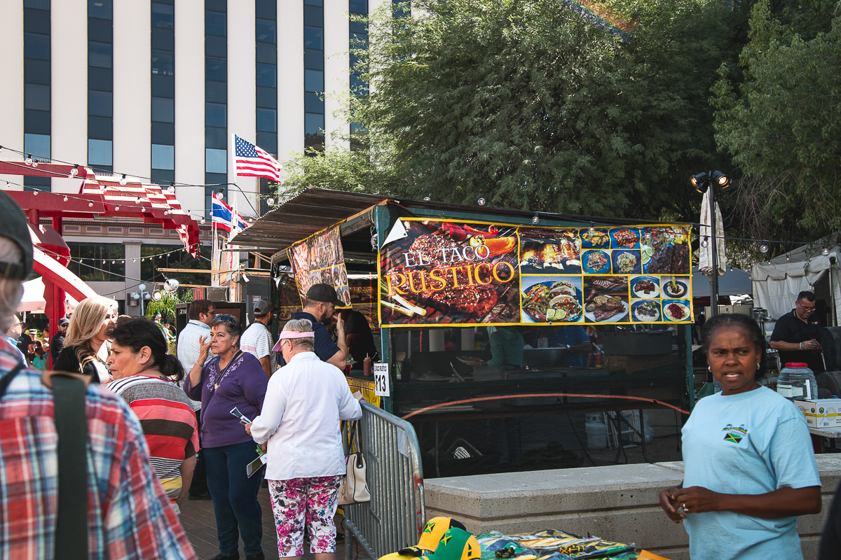 El Taco Rustico at Tucson Meet Yourself (Credit: Jackie Tran)