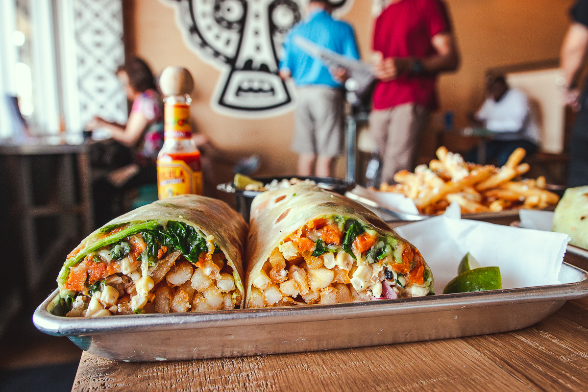 Veggie Burro at Toro Loco