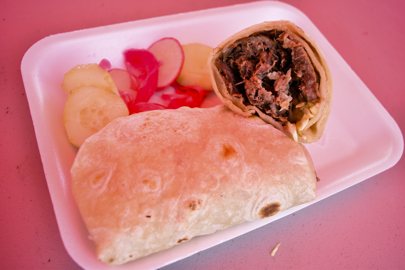Cabeza Burrito at Taqueria Y Raspados Jason (Credit: Jackie Tran)