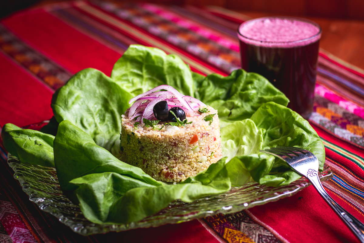 Ensalada de Quinoa at Inca's Peruvian Cuisine (Credit: Jackie Tran)