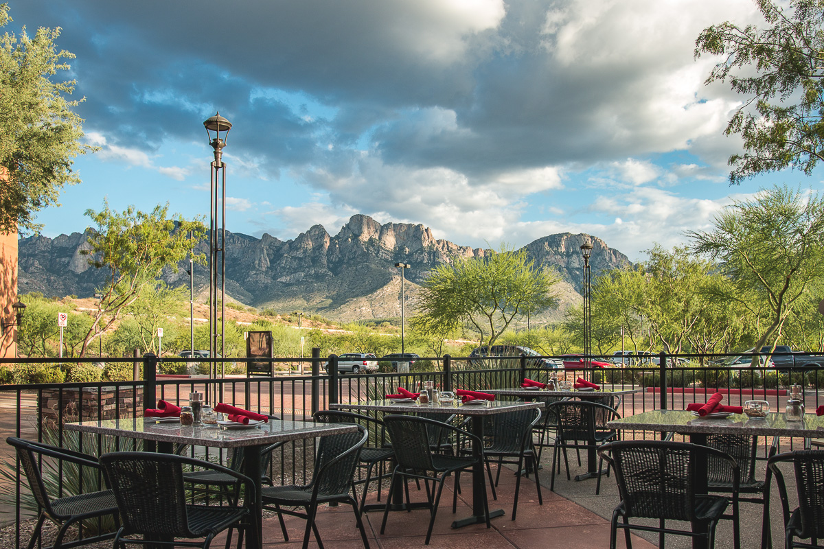 Patio view at Charred Pie (Credit: Jackie Tran)