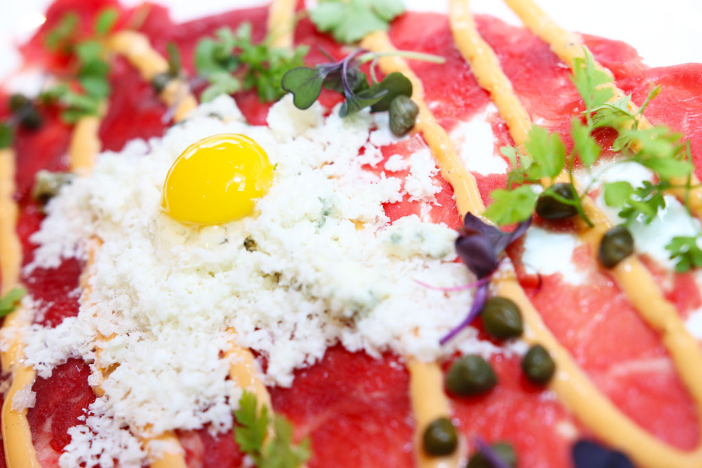 Beef Carpaccio at CORE Kitchen & Wine Bar