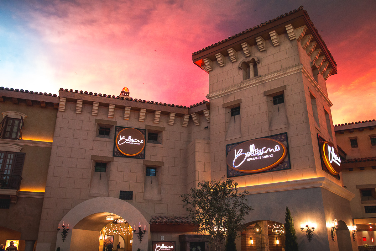 Facade at Bellissimo Ristorante Italiano (Credit: Jackie Tran)